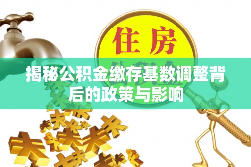 银海揭秘公积金缴存基数调整背后的政策与影响